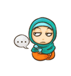 Hijabers ＆ Kitty（個別スタンプ：7）