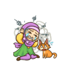 Hijabers ＆ Kitty（個別スタンプ：11）