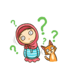 Hijabers ＆ Kitty（個別スタンプ：16）