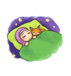 Hijabers ＆ Kitty（個別スタンプ：20）