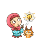 Hijabers ＆ Kitty（個別スタンプ：34）