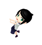 Lucky Cute Girl (Eng Version)（個別スタンプ：2）