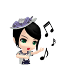 Lucky Cute Girl (Eng Version)（個別スタンプ：5）