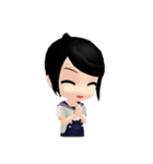 Lucky Cute Girl (Eng Version)（個別スタンプ：14）