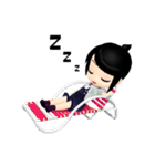 Lucky Cute Girl (Eng Version)（個別スタンプ：15）