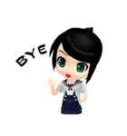 Lucky Cute Girl (Eng Version)（個別スタンプ：17）