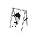 Lucky Cute Girl (Eng Version)（個別スタンプ：23）
