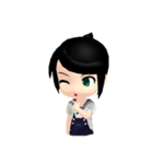 Lucky Cute Girl (Eng Version)（個別スタンプ：29）