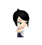 Lucky Cute Girl (Eng Version)（個別スタンプ：30）