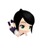 Lucky Cute Girl (Eng Version)（個別スタンプ：34）