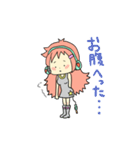 ヘッドフォンの女の子（個別スタンプ：13）