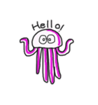 Lovely Jellyfish（個別スタンプ：3）