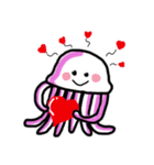 Lovely Jellyfish（個別スタンプ：8）