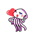 Lovely Jellyfish（個別スタンプ：18）