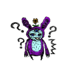 LAZY MONSTERS（個別スタンプ：4）