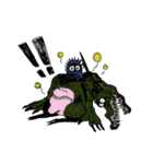 LAZY MONSTERS（個別スタンプ：5）