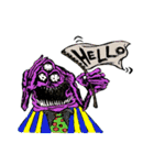 LAZY MONSTERS（個別スタンプ：9）