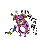 LAZY MONSTERS（個別スタンプ：10）
