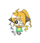 眼帯にゃん子さん（個別スタンプ：3）