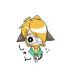 眼帯にゃん子さん（個別スタンプ：6）