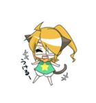眼帯にゃん子さん（個別スタンプ：7）