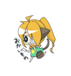 眼帯にゃん子さん（個別スタンプ：10）