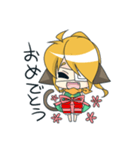 眼帯にゃん子さん（個別スタンプ：12）