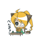 眼帯にゃん子さん（個別スタンプ：18）