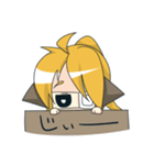 眼帯にゃん子さん（個別スタンプ：21）