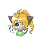 眼帯にゃん子さん（個別スタンプ：22）