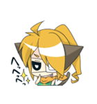 眼帯にゃん子さん（個別スタンプ：30）