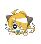 眼帯にゃん子さん（個別スタンプ：34）