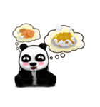 One day of the Chubby Panda（個別スタンプ：18）