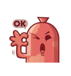 Mini Pink Sausage（個別スタンプ：17）