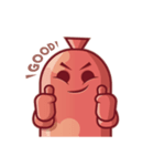 Mini Pink Sausage（個別スタンプ：18）