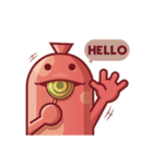Mini Pink Sausage（個別スタンプ：31）