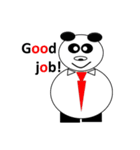 サラリーマンぱんだ（個別スタンプ：4）
