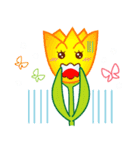 HELLO FLOWER (ENG)（個別スタンプ：35）