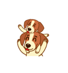 cute beagle dogs（個別スタンプ：24）