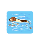 cute beagle dogs（個別スタンプ：26）