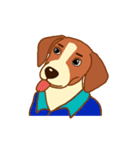 cute beagle dogs（個別スタンプ：33）