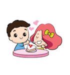 Mike ＆ Belle lover（個別スタンプ：6）