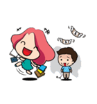 Mike ＆ Belle lover（個別スタンプ：20）