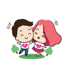 Mike ＆ Belle lover（個別スタンプ：21）