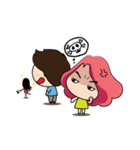 Mike ＆ Belle lover（個別スタンプ：33）