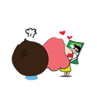 Mike ＆ Belle lover（個別スタンプ：34）