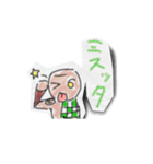 クレヨン落書き風キャラクターズ（個別スタンプ：10）
