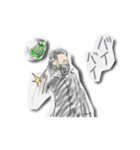 クレヨン落書き風キャラクターズ（個別スタンプ：19）