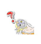 クレヨン落書き風キャラクターズ（個別スタンプ：28）