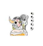 クレヨン落書き風キャラクターズ（個別スタンプ：33）